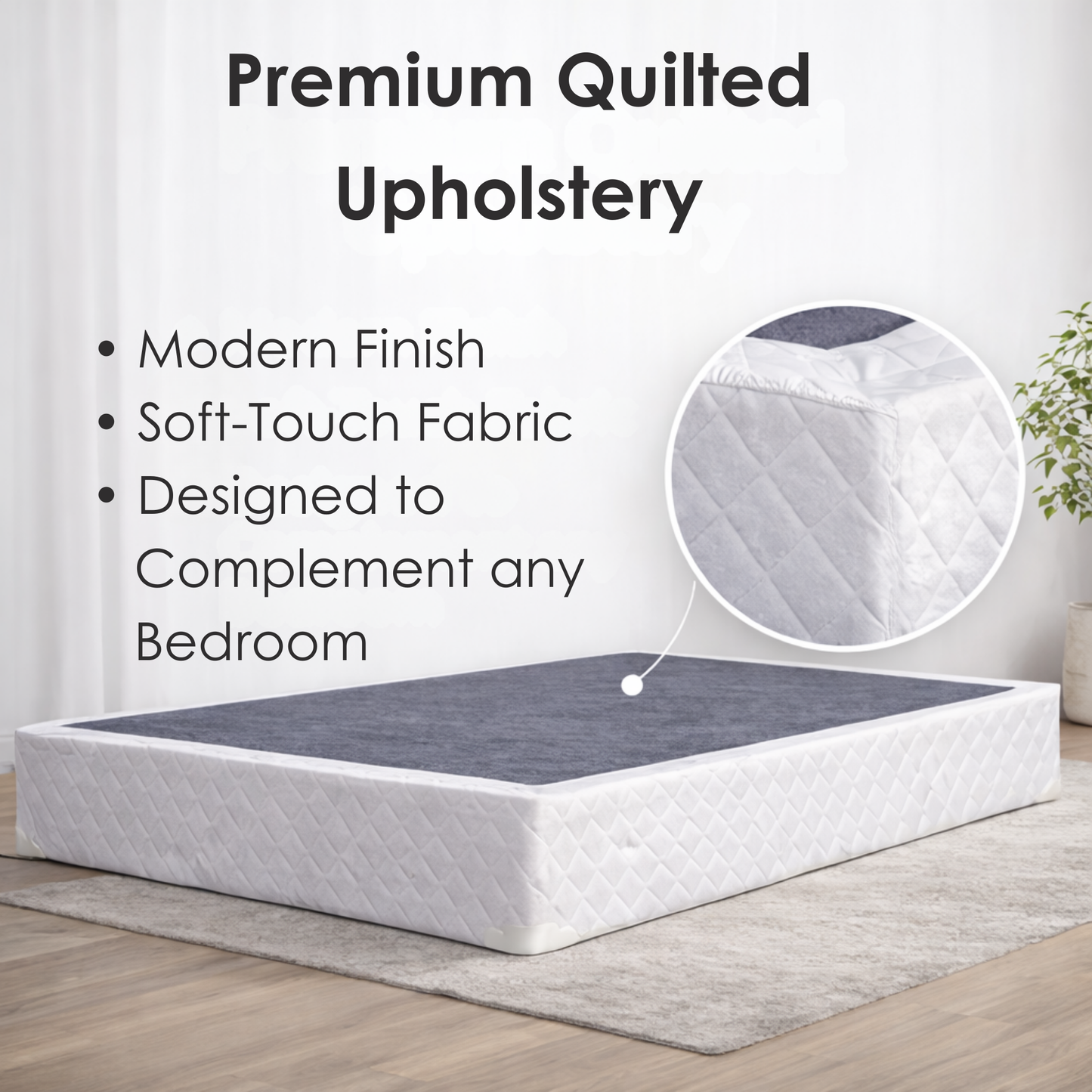 UltraFlex® ESSENCE Mattress and BoxSpring Set Orthopedic Gel Memory Foam, Natural Comfort, Balanced Support, Eco-friendly Mattress (Made in Canada)