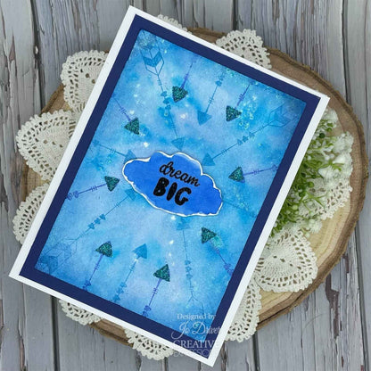 Creative Expressions Helen Colebrook Delightful Decorations 6 in x 4 in Clear Stamp Set