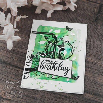 Creative Expressions Designer Boutique Loudly Laughing 6 in x 4 in Clear Stamp Set
