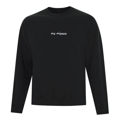 Crewneck "Ma mienne" brodé
