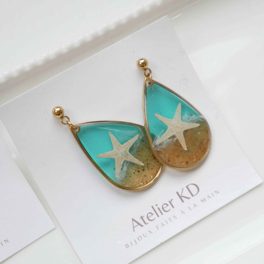 Boucles d'oreilles Stella - goutte XXL