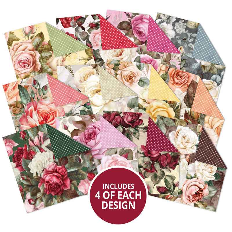 Duo Design Paper Pads - Radiant Roses & Delightful Dots