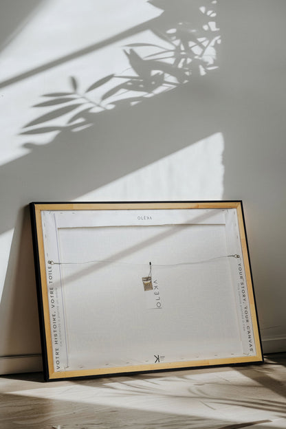 SOUFFLE DE PLUMES, Oeuvre sur toile étirée