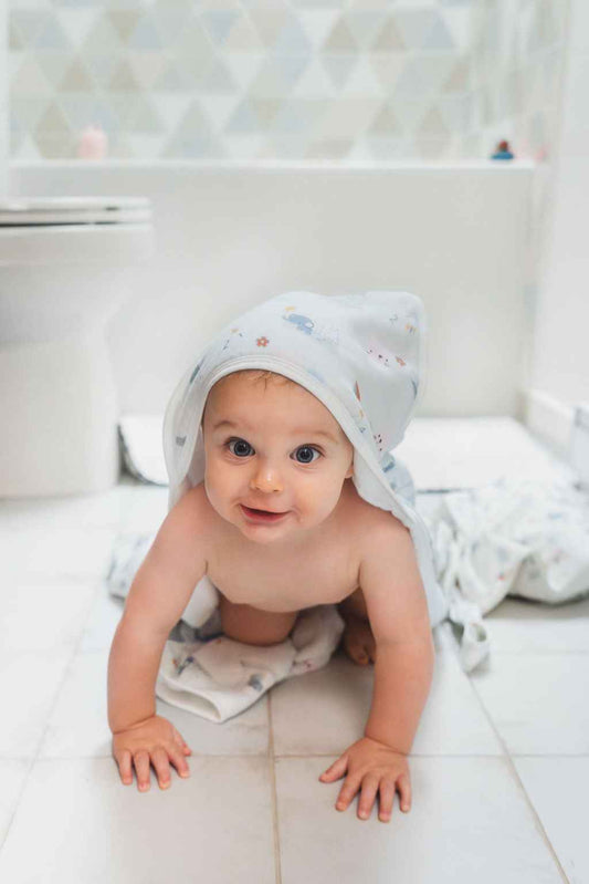 Hooded Towel Set - Mini Mathletes