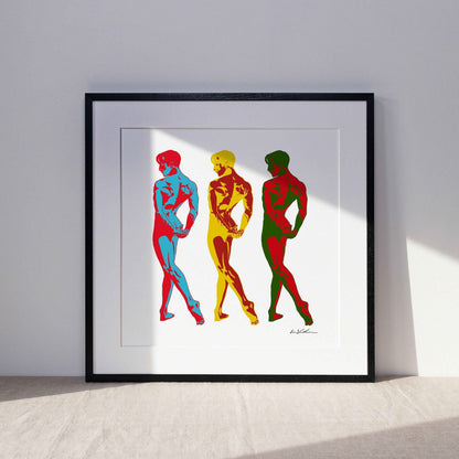Three Dancers ART PRINT