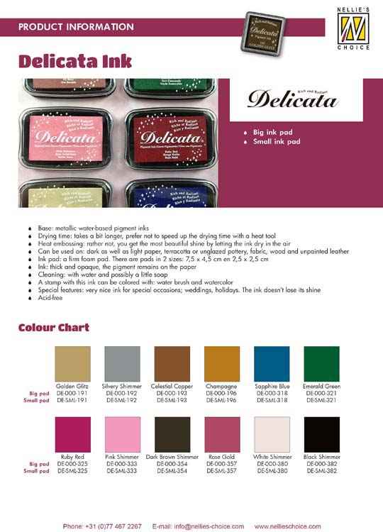 Tsukineko Delicata Pigment Ink Pad