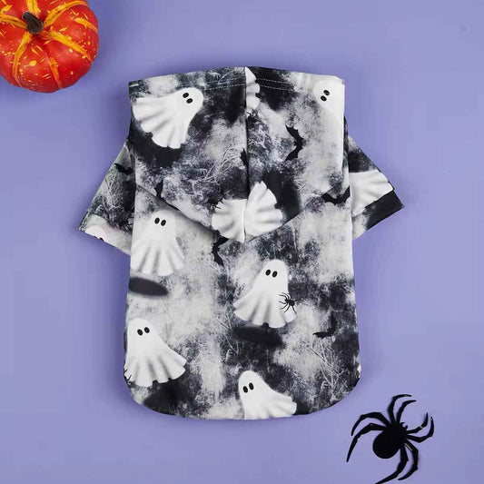 Ghost Dog Hoodie | Halloween Dog Hoodie