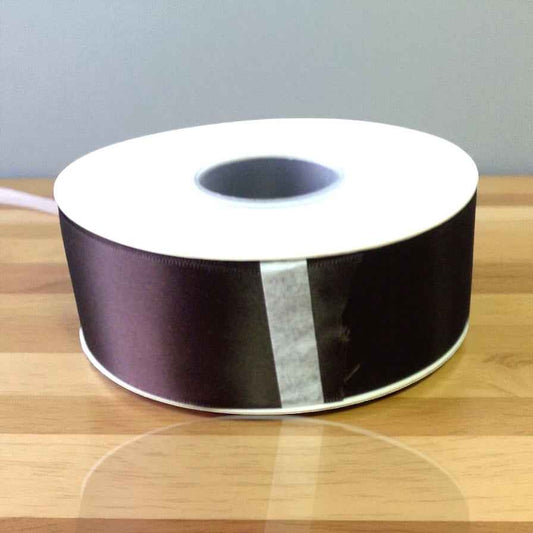 Satin Ribbon Double Face-Black #860-3.8 cm Wide