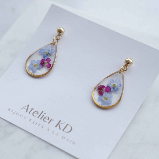 Boucles d’oreilles Lili - goutte 20mm