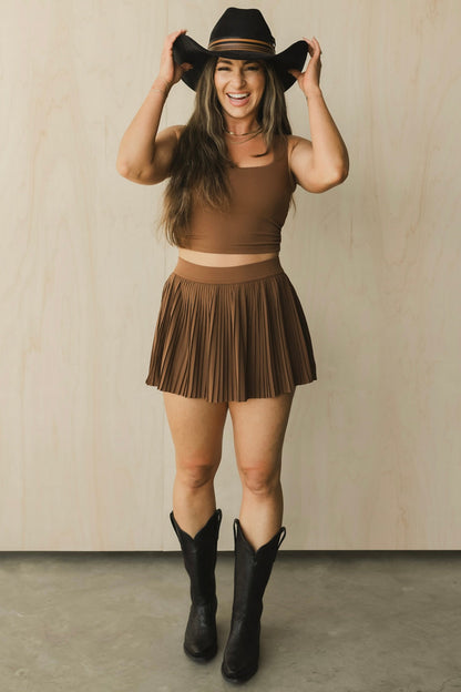 Micro Pleated Skirt