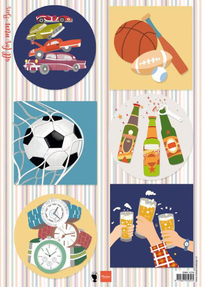 Cutting Sheet All For Men - Beer A4