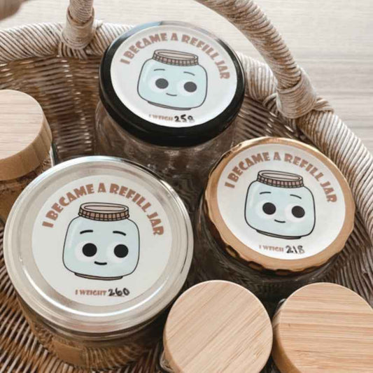 "I Became a Refill Jar" Sticker