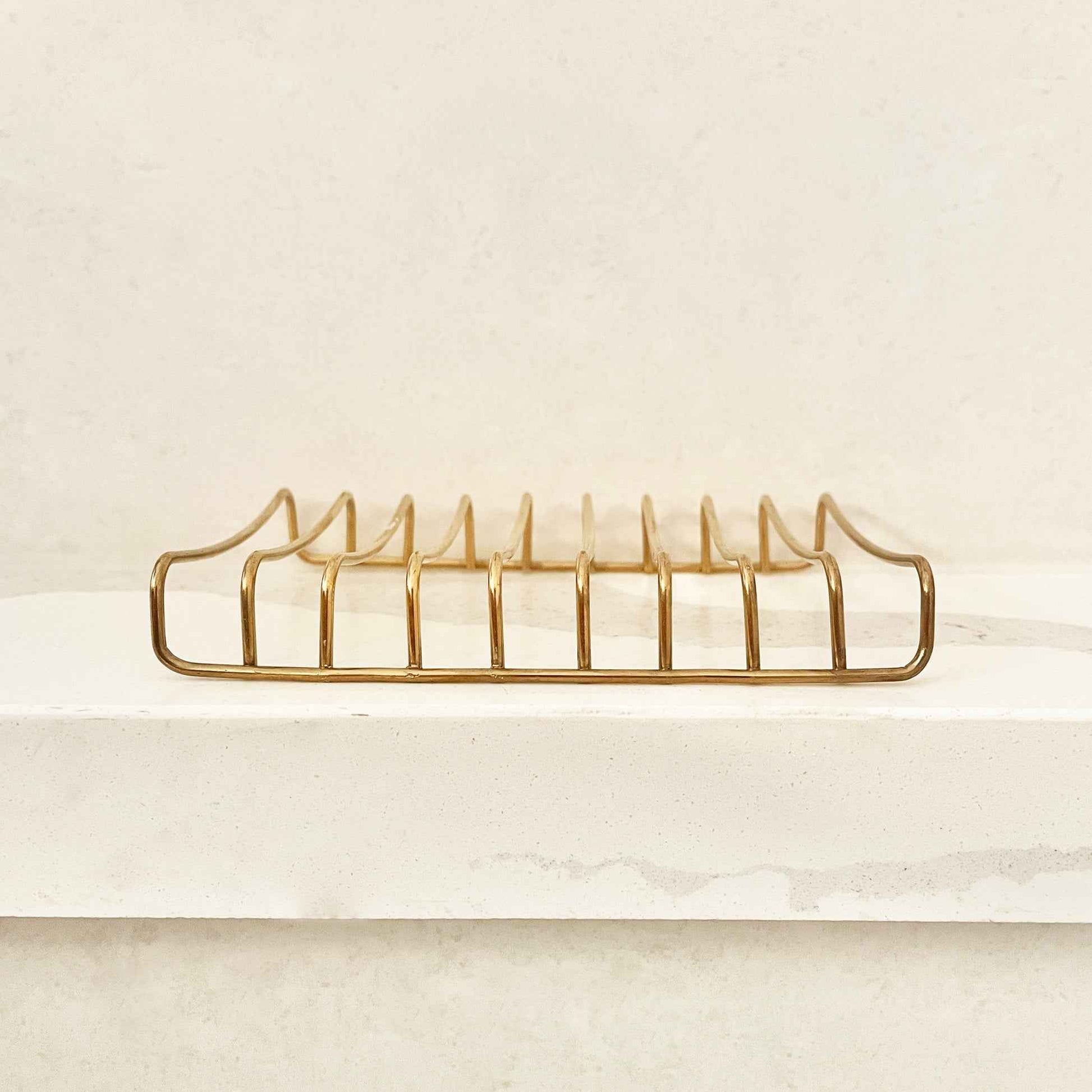 Gold Metal Soap Tray