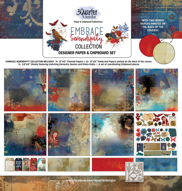 3Quarter Designs - Scrapbook Collection - Embrace Serendipity