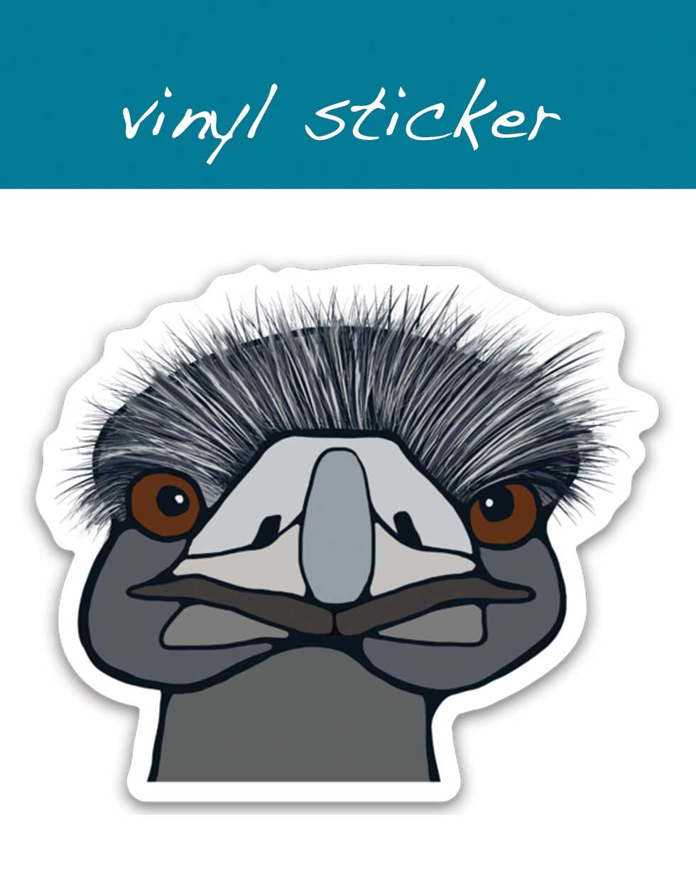 Vinyl Sticker - Emu