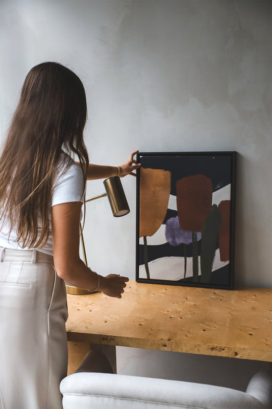 FLORAISONS, Werk auf gespannter Leinwand