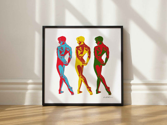Three Dancers ART PRINT
