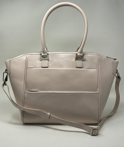 Sac à Main en Cuir rose blush | Mona Moyen