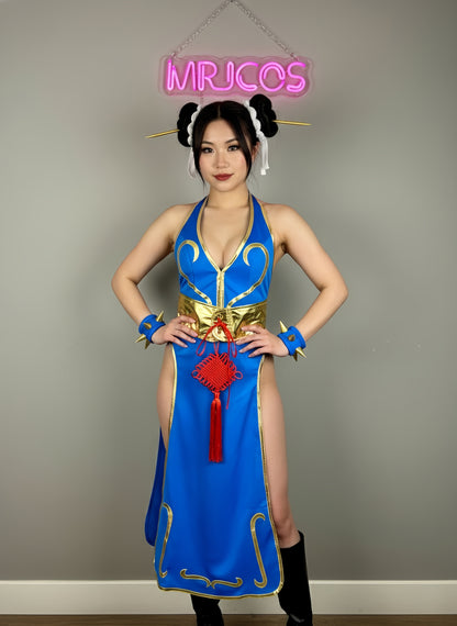 Japanese Character Cosplay Costume Cheongsam Dress Lingerie Set