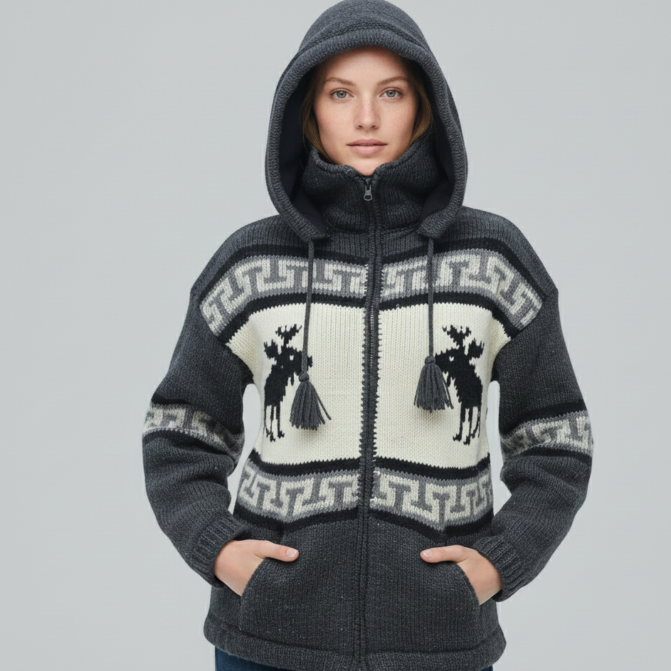 OLDTRIBES™ Sovereign Moose Wool Jacket