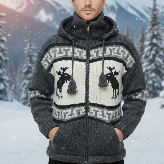 OLDTRIBES™ Sovereign Moose Wool Jacket