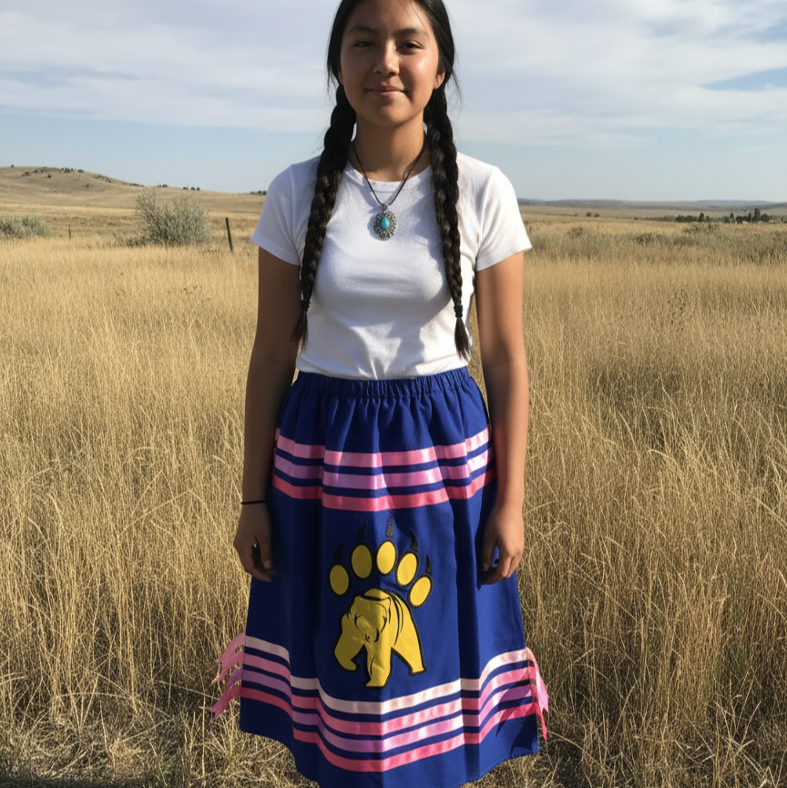 Trail of the Bear Ribbon Skirt