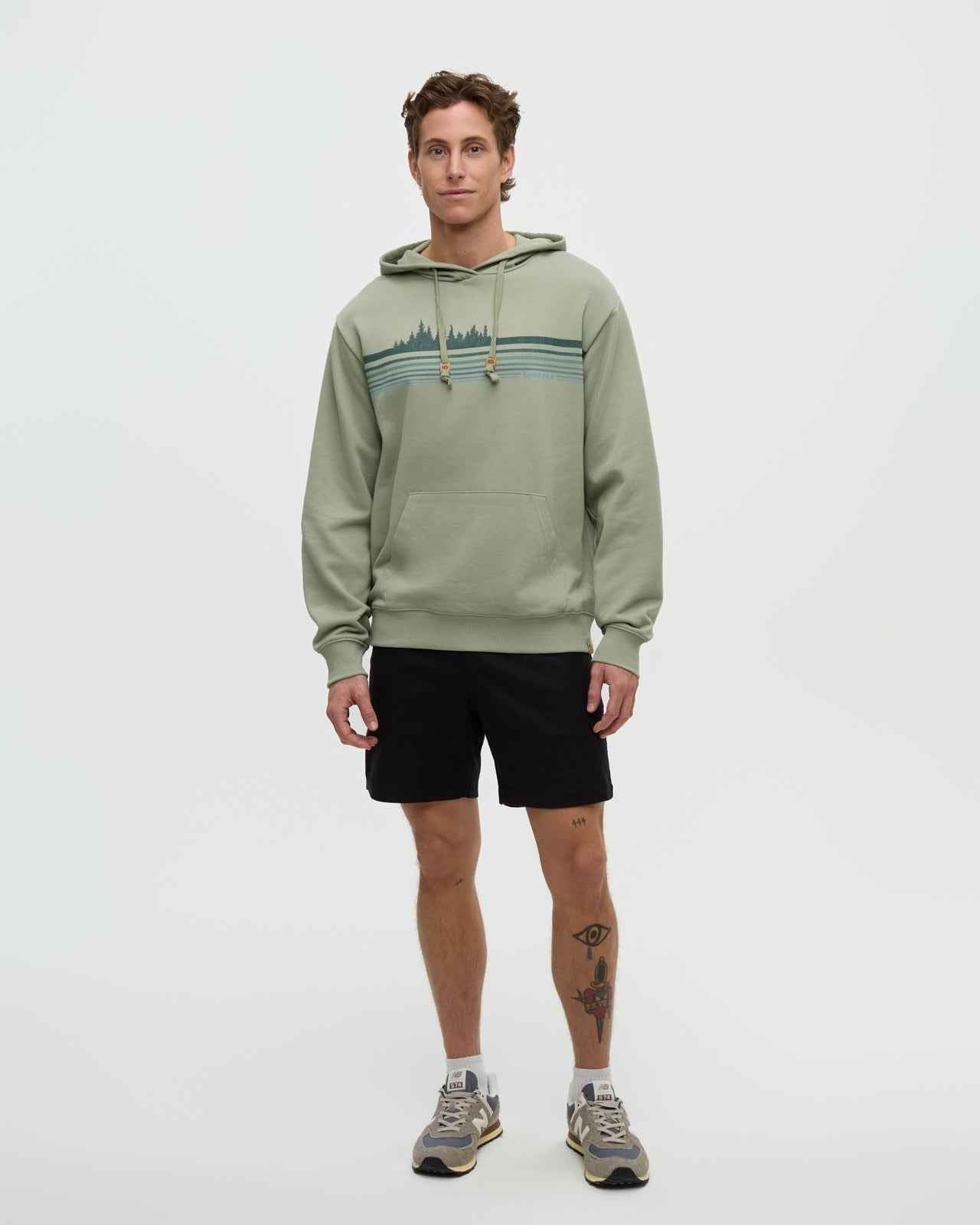 Wildfire Retro Treeline Relaxed Hoodie