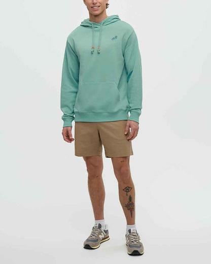 Haiti Palm Logo Relaxed Hoodie