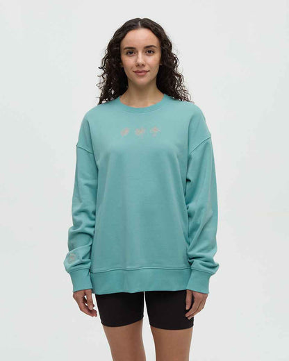 Haiti Embroidery Relaxed Crew