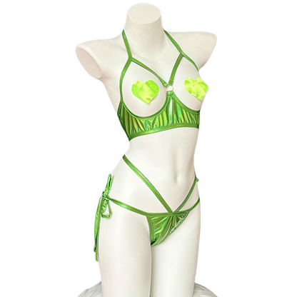 Anime Bunny Girl Style Neo Chrome Swimwear Sexy Bikini Cosplay Lingerie