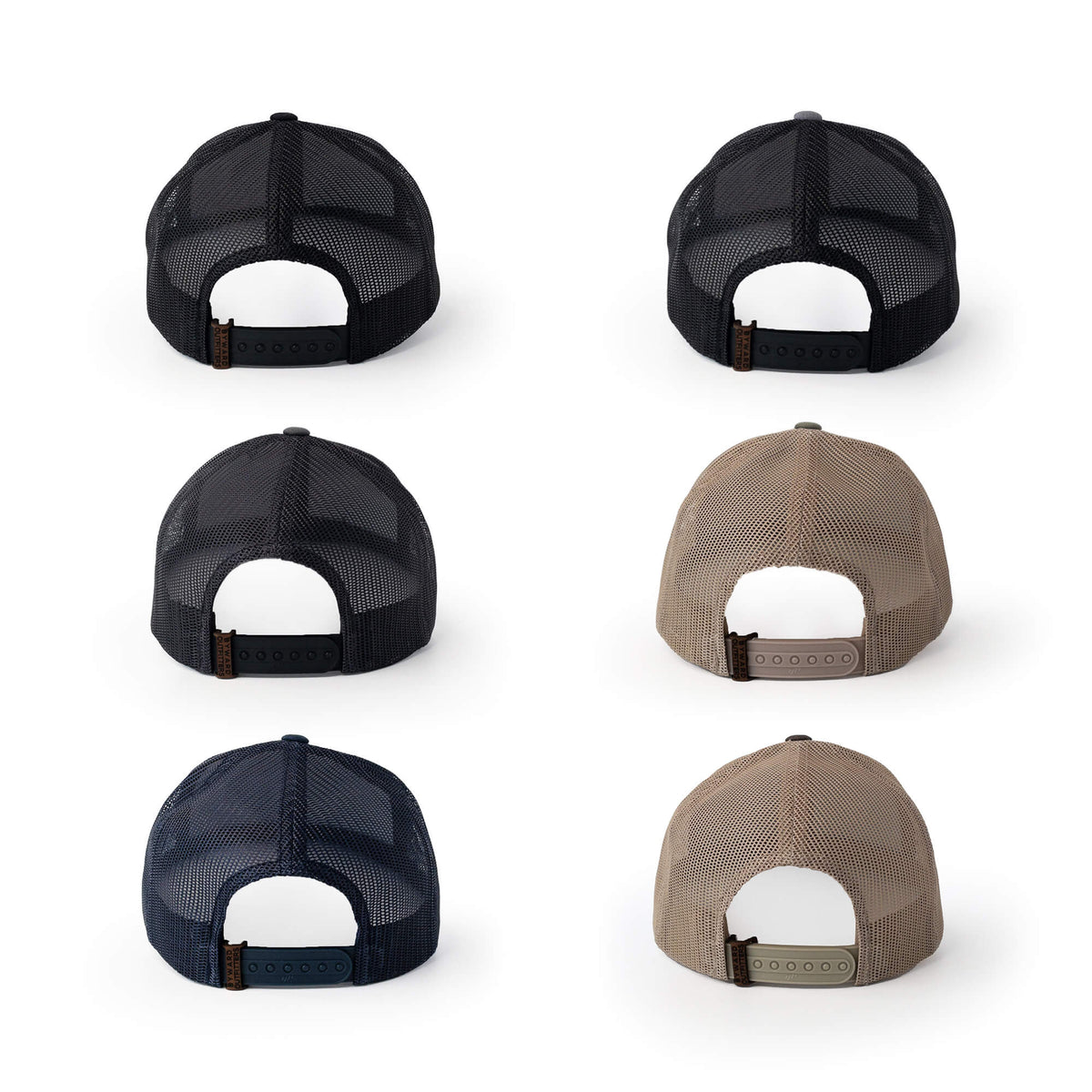 Alberta Leather Patch Trucker Hat