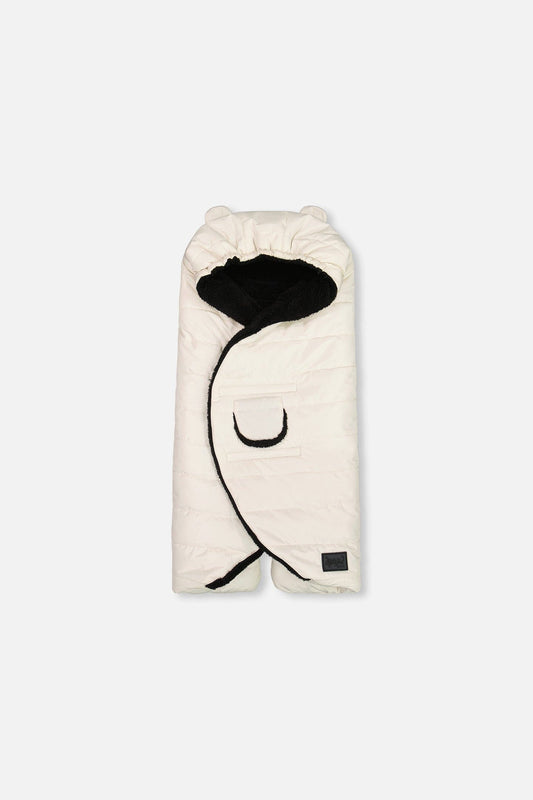 Snugly Baby Wrap Designed For Car Seat And Stroller Off-White