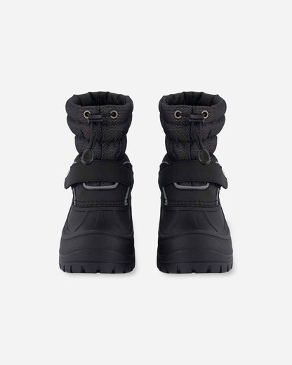 Winter Boots Solid Black