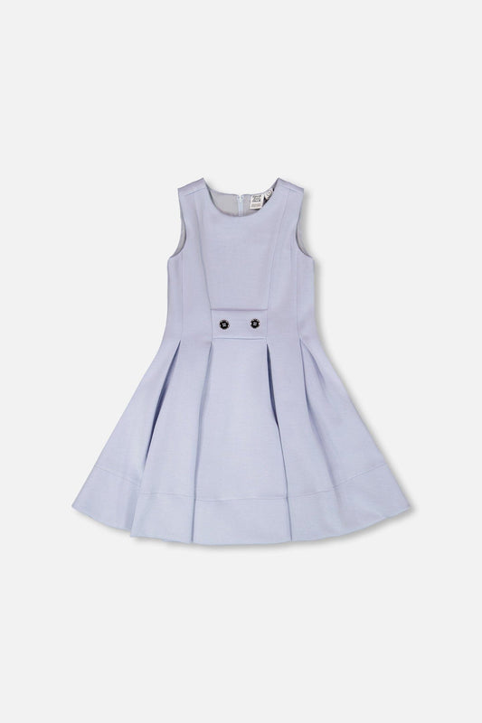 Sleeveless Neoprene Dress Lavender