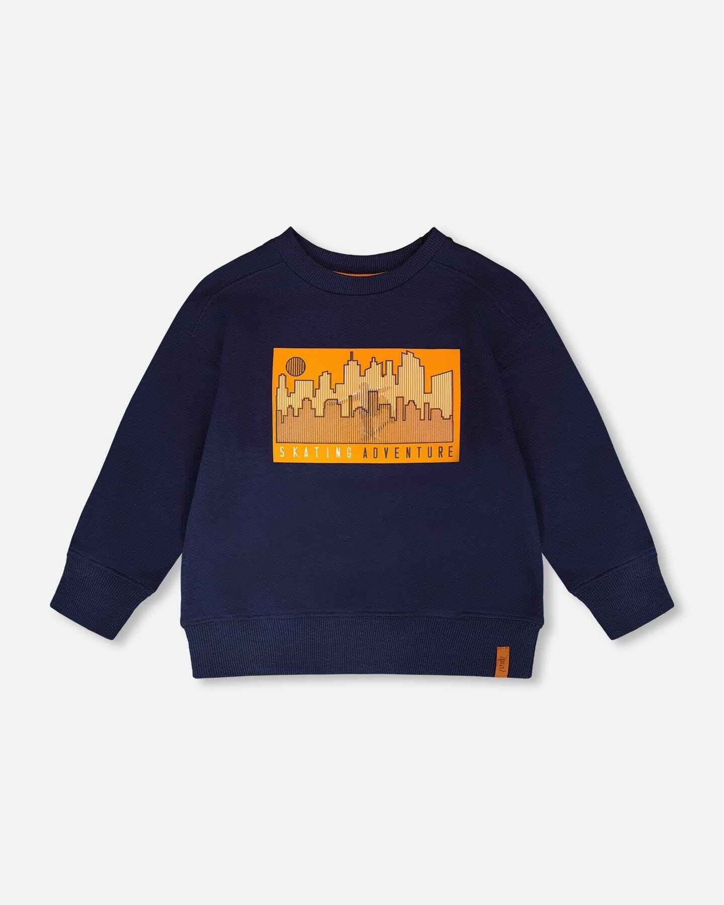 French Terry Sweatshirt Dark Blue