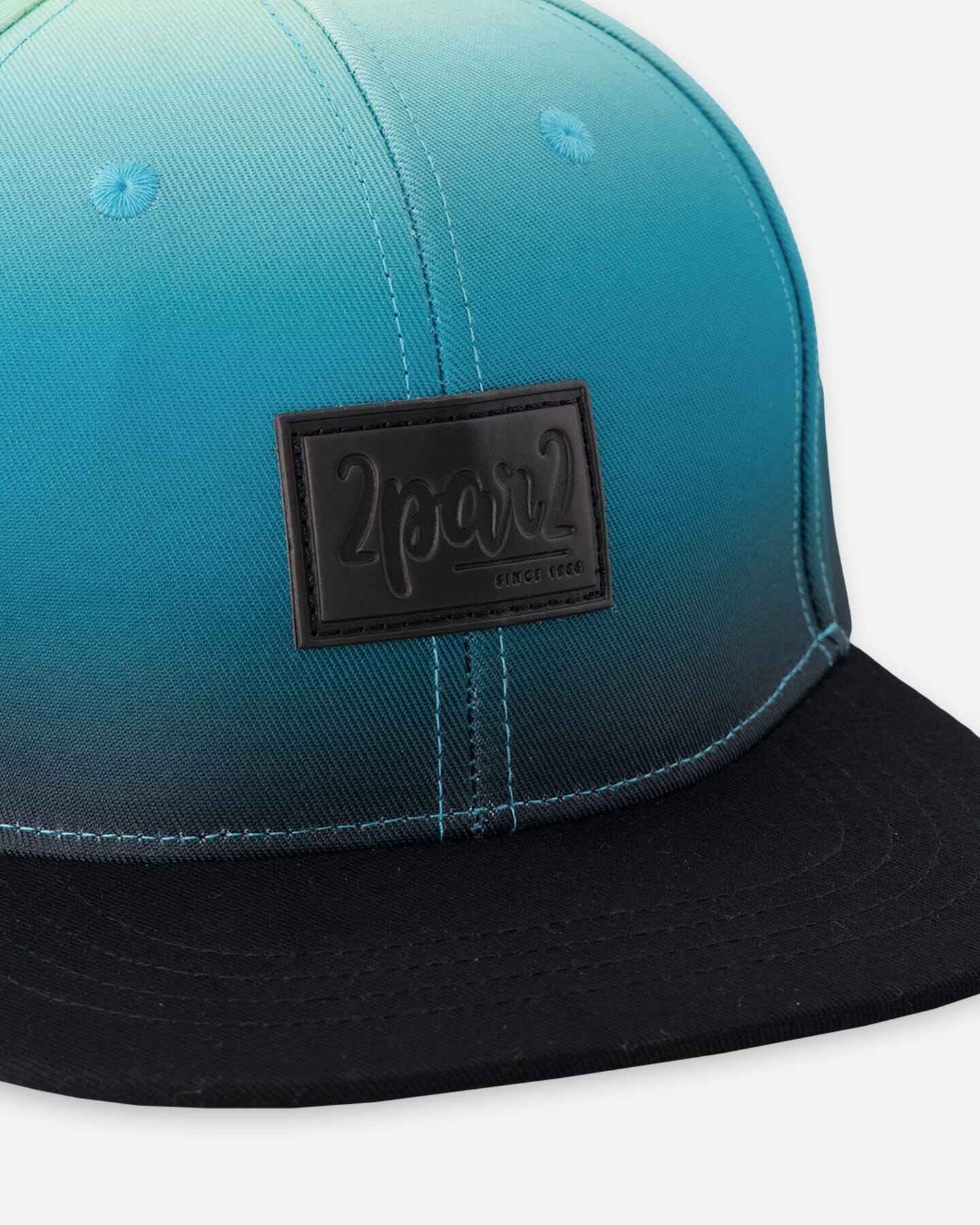 Cap Lime To Black Gradient