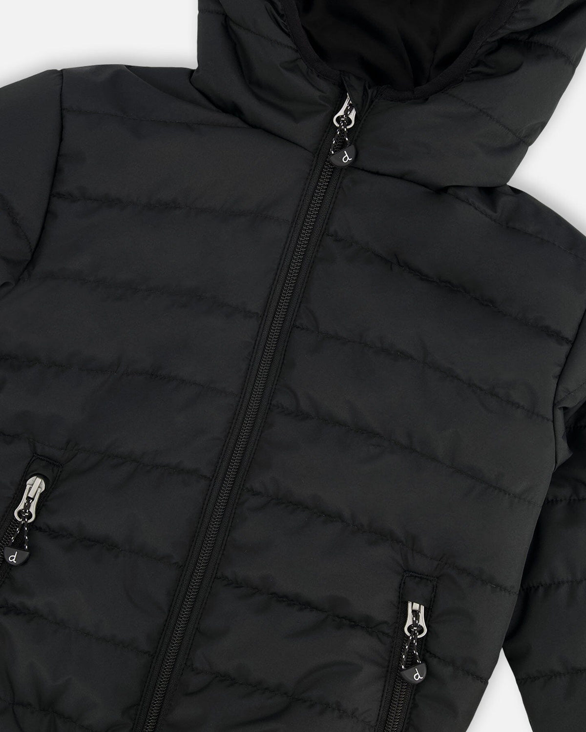 Quilted Mid-Season Jacket Black