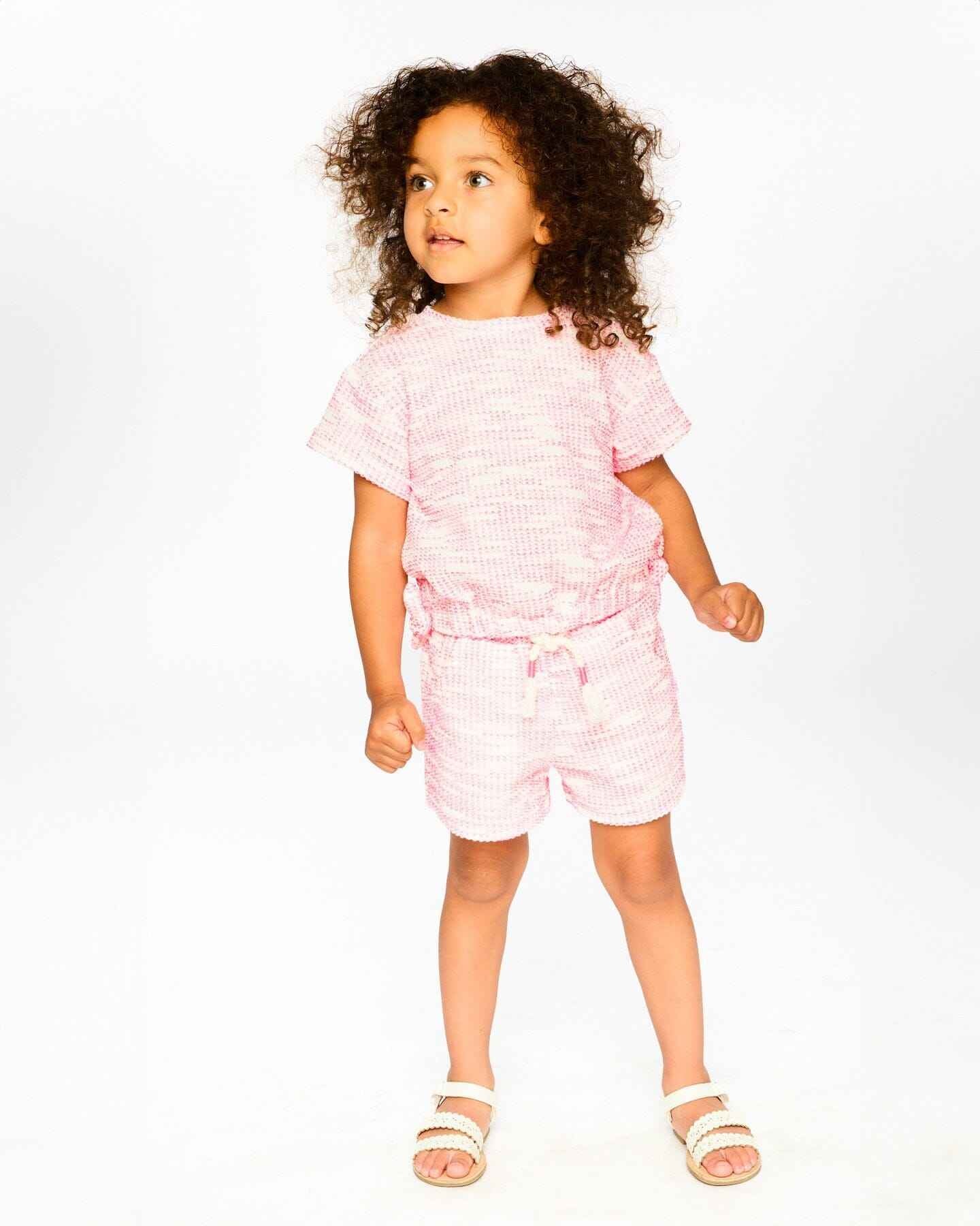 Jacquard Knit T-Shirt Multicolored