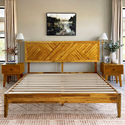 Sierra Deluxe Solid Wood Bed Frame