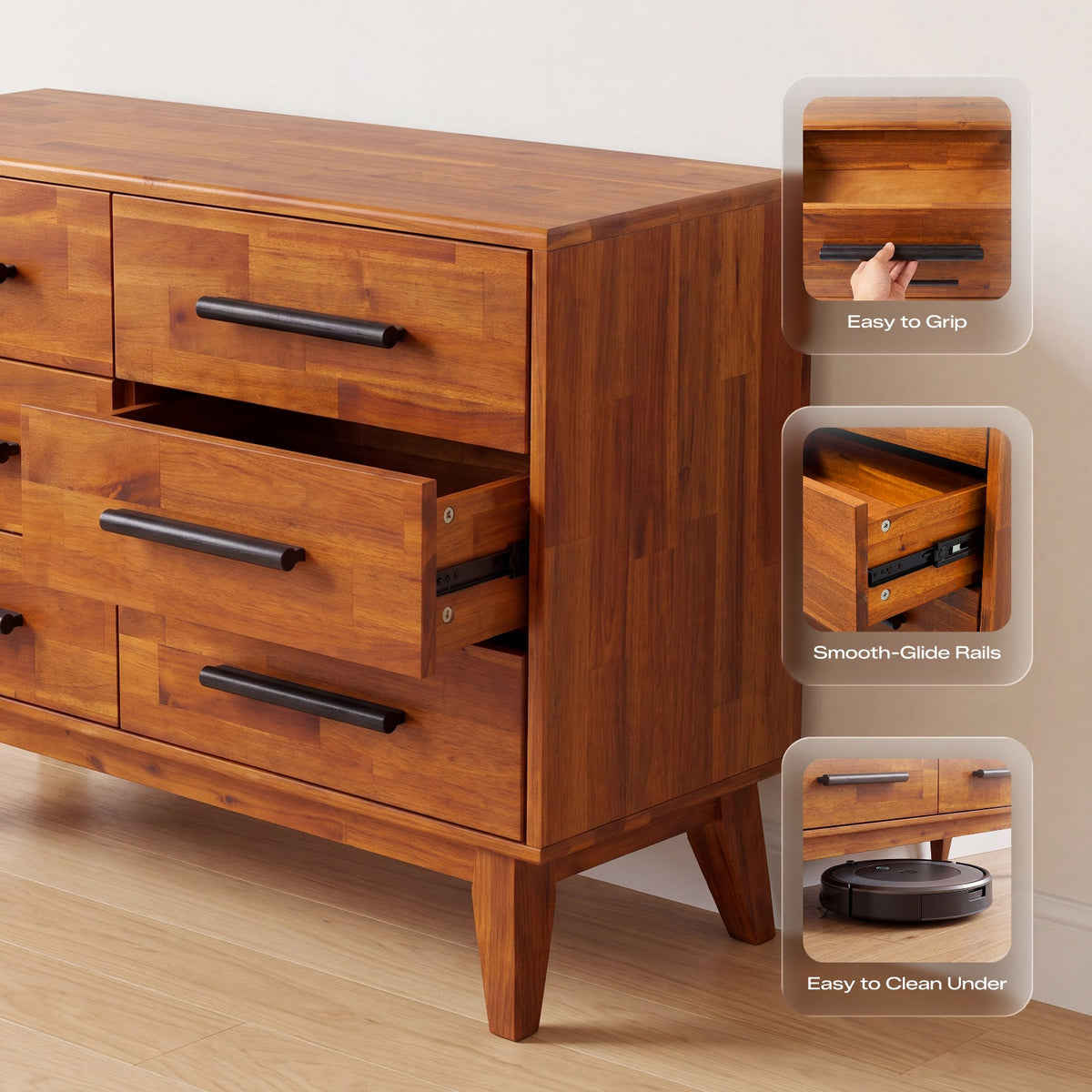 Legacy Solid Wood Dresser