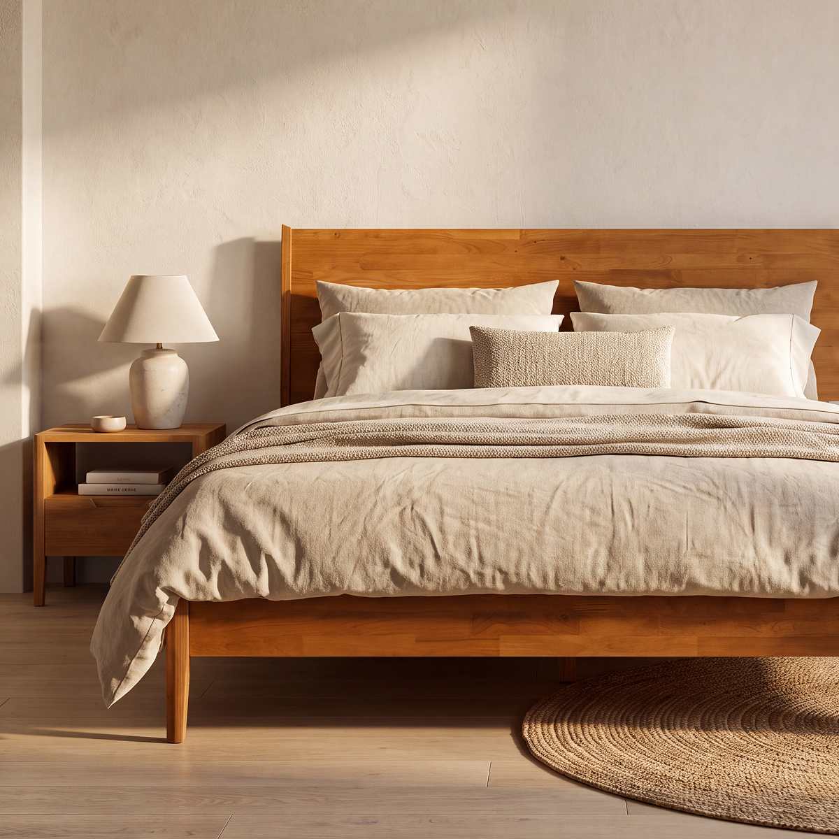 Haven Solid Wood Bed Frame