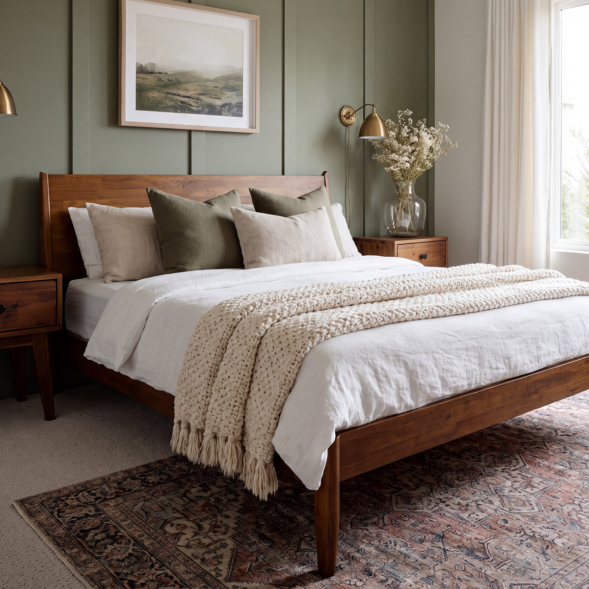 Haven Solid Wood Bed Frame