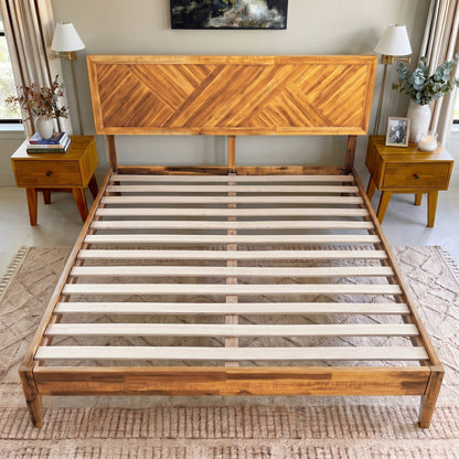 Sierra Deluxe Solid Wood Bed Frame