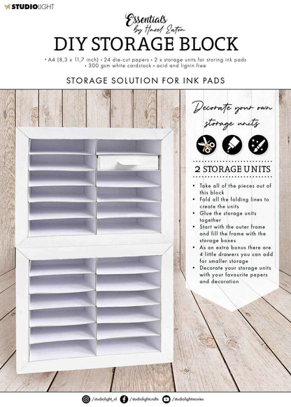 HEN DIY Storage Block Ink Units Essentials 210x294x5mm 24 SH nr.57