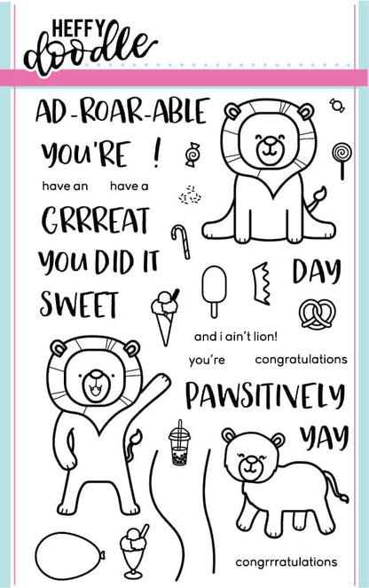 Ad-roar-able Lions Stamps