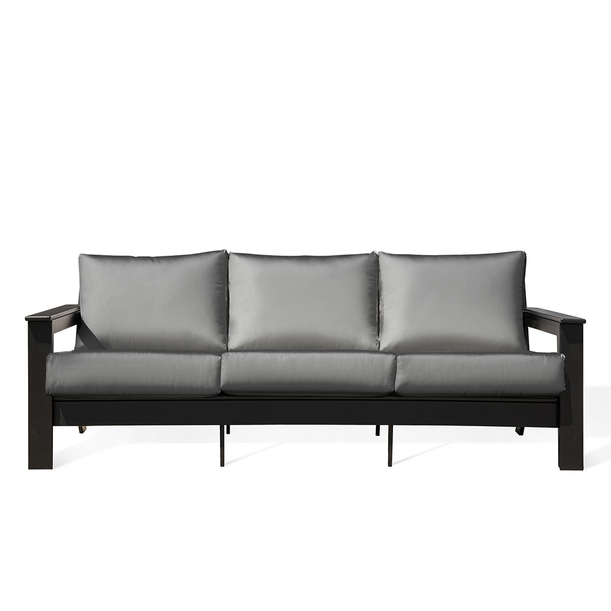 Hickory Polymer Outdoor Sofa with Sunbrella® Cushions - AURABAGS SHOP