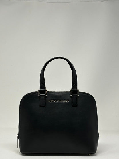 Sac à main en cuir noir, Justine