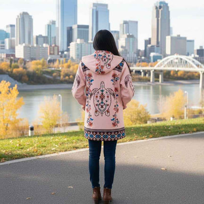 Blush Turtle 3/4-Length Coat