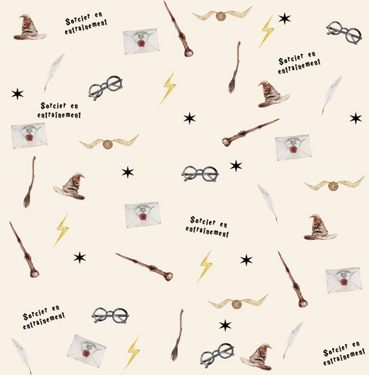 Couverture minky sorcier ⚡️ moyenne