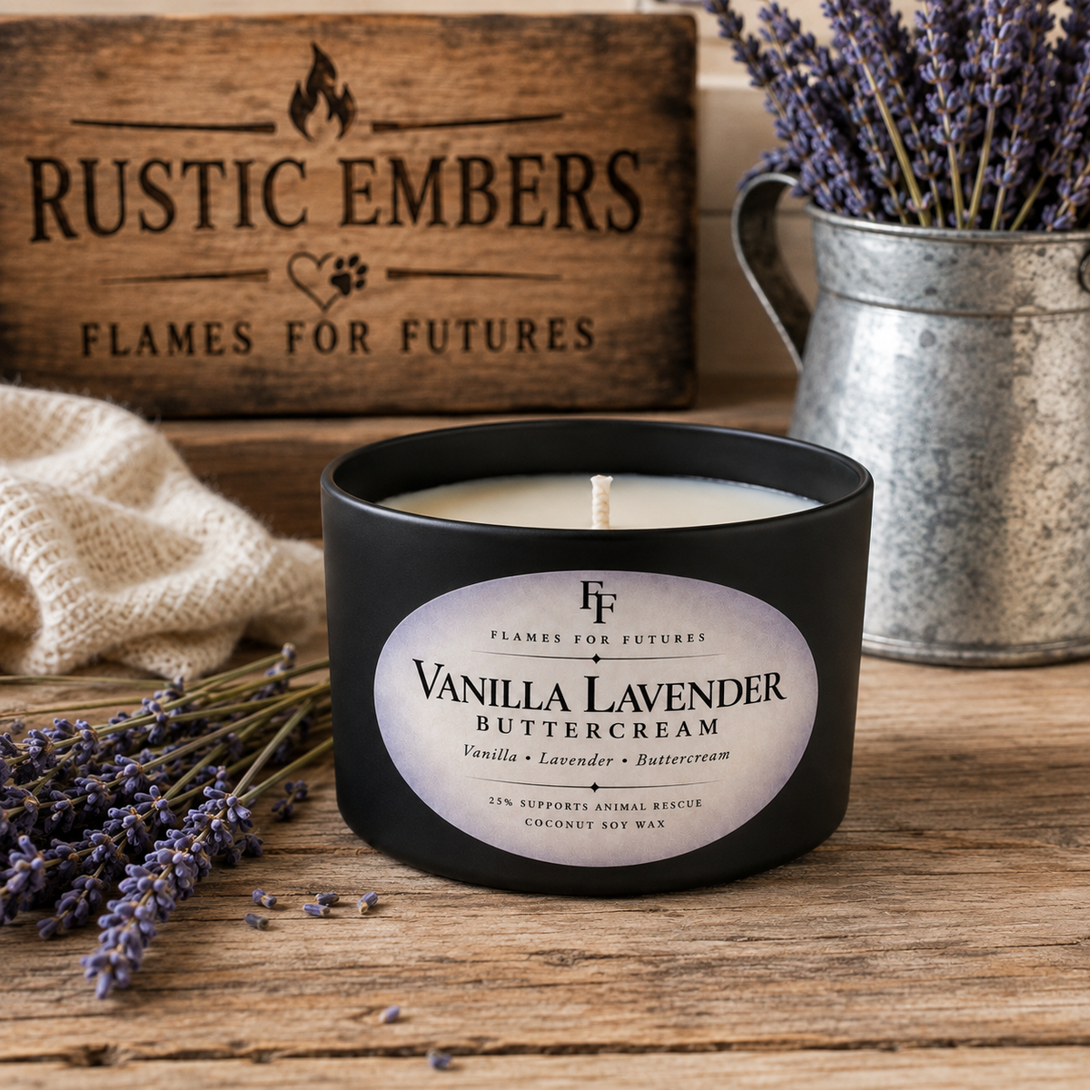 Vanilla Lavender Buttercream
